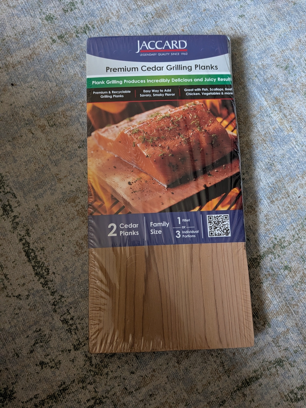 Brand New Large Premium Cedar Grilling Planks – Natural Brown (2 Pack)